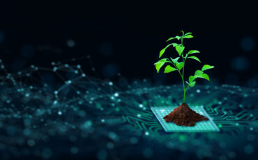 Green Computing, Green Technology, Green IT, csr, and IT ethics Concept.